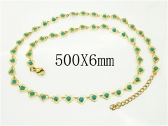 HY Wholesale Necklaces Stainless Steel 316L Jewelry Necklaces-HY39N0739PT