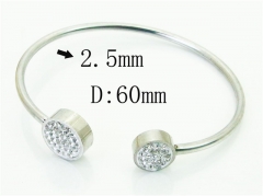 HY Wholesale Bangles Jewelry Stainless Steel 316L Popular Bangle-HY58B0614OY