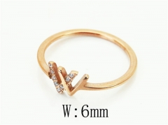HY Wholesale Rings Jewelry Stainless Steel 316L Rings-HY19R1345OQ