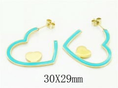 HY Wholesale Earrings 316L Stainless Steel Earrings Jewelry-HY80E0897OV