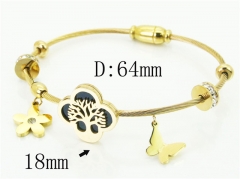HY Wholesale Bangles Jewelry Stainless Steel 316L Popular Bangle-HY80B1861HJD