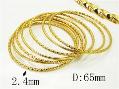 HY Wholesale Bangles Jewelry Stainless Steel 316L Popular Bangle-HY19B1135HLF