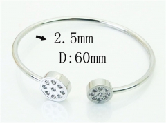 HY Wholesale Bangles Jewelry Stainless Steel 316L Popular Bangle-HY58B0615PR