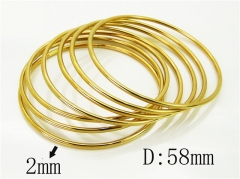 HY Wholesale Bangles Jewelry Stainless Steel 316L Popular Bangle-HY19B1138HKF