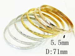 HY Wholesale Bangles Jewelry Stainless Steel 316L Popular Bangle-HY58B0628HJE