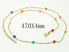 HY Wholesale Necklaces Stainless Steel 316L Jewelry Necklaces-HY39N0782OG