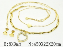 HY Wholesale Jewelry Set 316L Stainless Steel jewelry Set-HY12S1353HHW