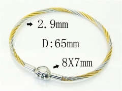 HY Wholesale Bangles Jewelry Stainless Steel 316L Popular Bangle-HY51B0280HMV