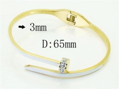 HY Wholesale Bangles Jewelry Stainless Steel 316L Popular Bangle-HY80B1854HJD