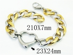 HY Wholesale Bracelets 316L Stainless Steel Jewelry Bracelets-HY55B0888HQQ