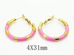 HY Wholesale Earrings 316L Stainless Steel Earrings Jewelry-HY80E0893RNL