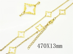 HY Wholesale Necklaces Stainless Steel 316L Jewelry Necklaces-HY39N0771MZ