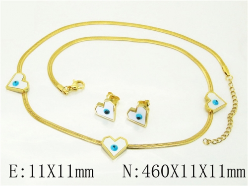 HY Wholesale Jewelry Set 316L Stainless Steel jewelry Set-HY12S1345HHX