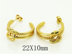 HY Wholesale Earrings 316L Stainless Steel Earrings Jewelry-HY30E1705OL