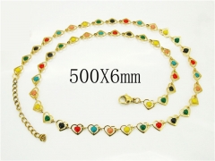 HY Wholesale Necklaces Stainless Steel 316L Jewelry Necklaces-HY39N0744PD