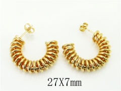 HY Wholesale Earrings 316L Stainless Steel Earrings Jewelry-HY58E1907LS