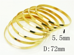 HY Wholesale Bangles Jewelry Stainless Steel 316L Popular Bangle-HY58B0640HLT