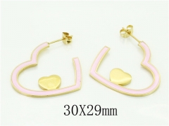 HY Wholesale Earrings 316L Stainless Steel Earrings Jewelry-HY80E0899OX