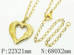 HY Wholesale Necklaces Stainless Steel 316L Jewelry Necklaces-HY32N0935DNL