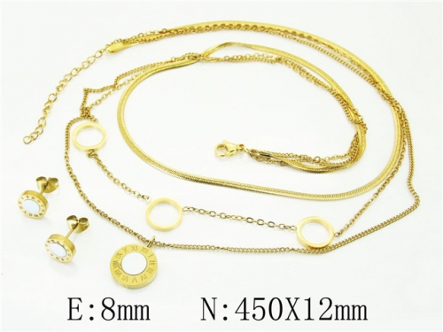 HY Wholesale Jewelry Set 316L Stainless Steel jewelry Set-HY12S1349HHD