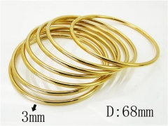 HY Wholesale Bangles Jewelry Stainless Steel 316L Popular Bangle-HY19B1144HLC
