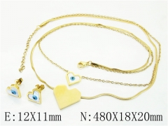 HY Wholesale Jewelry Set 316L Stainless Steel jewelry Set-HY12S1351HHA