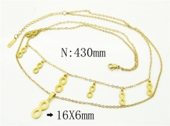 HY Wholesale Necklaces Stainless Steel 316L Jewelry Necklaces-HY80N0891MR