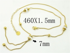 HY Wholesale Necklaces Stainless Steel 316L Jewelry Necklaces-HY32N0944HJL