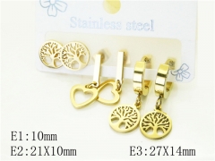 HY Wholesale Earrings 316L Stainless Steel Earrings Jewelry-HY80E0979NW