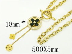 HY Wholesale Necklaces Stainless Steel 316L Jewelry Necklaces-HY32N0940HIZ