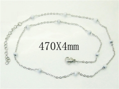 HY Wholesale Necklaces Stainless Steel 316L Jewelry Necklaces-HY39N0783NB