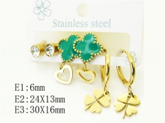 HY Wholesale Earrings 316L Stainless Steel Earrings Jewelry-HY80E0978OE