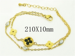 HY Wholesale Bracelets 316L Stainless Steel Jewelry Bracelets-HY32B1021HGG