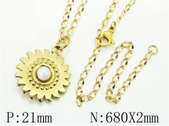HY Wholesale Necklaces Stainless Steel 316L Jewelry Necklaces-HY32N0923ENL