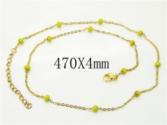 HY Wholesale Necklaces Stainless Steel 316L Jewelry Necklaces-HY39N0778OV