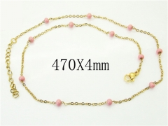 HY Wholesale Necklaces Stainless Steel 316L Jewelry Necklaces-HY39N0780OX