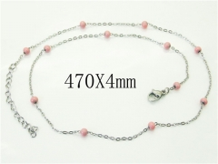 HY Wholesale Necklaces Stainless Steel 316L Jewelry Necklaces-HY39N0788NE