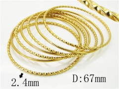 HY Wholesale Bangles Jewelry Stainless Steel 316L Popular Bangle-HY19B1136HLR