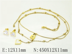 HY Wholesale Jewelry Set 316L Stainless Steel jewelry Set-HY12S1344HHX