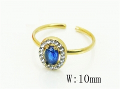 HY Wholesale Rings Jewelry Stainless Steel 316L Rings-HY15R2737BKO
