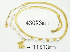 HY Wholesale Necklaces Stainless Steel 316L Jewelry Necklaces-HY32N0916HHW