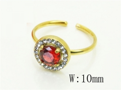 HY Wholesale Rings Jewelry Stainless Steel 316L Rings-HY15R2770DKO