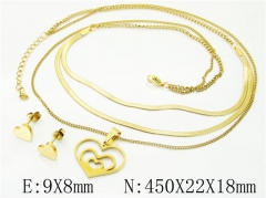 HY Wholesale Jewelry Set 316L Stainless Steel jewelry Set-HY12S1352HHQ