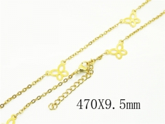 HY Wholesale Necklaces Stainless Steel 316L Jewelry Necklaces-HY39N0770MX