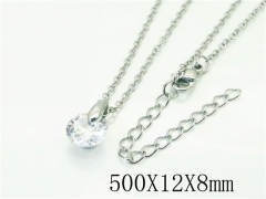 HY Wholesale Necklaces Stainless Steel 316L Jewelry Necklaces-HY15N0231LO