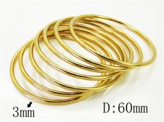 HY Wholesale Bangles Jewelry Stainless Steel 316L Popular Bangle-HY19B1142HLB