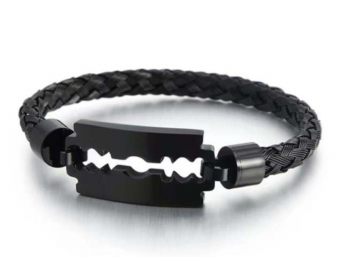 HY Wholesale Bracelet Stainless Steel 316L Fashion Bangle-HY0150D0050