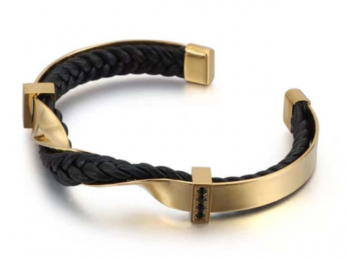 HY Wholesale Bracelet Stainless Steel 316L Fashion Bangle-HY0150D0011