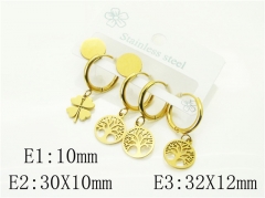 HY Wholesale Earrings 316L Stainless Steel Earrings Jewelry-HY80E0981MS