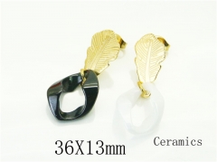 HY Wholesale Earrings 316L Stainless Steel Earrings Jewelry-HY92E0192HID